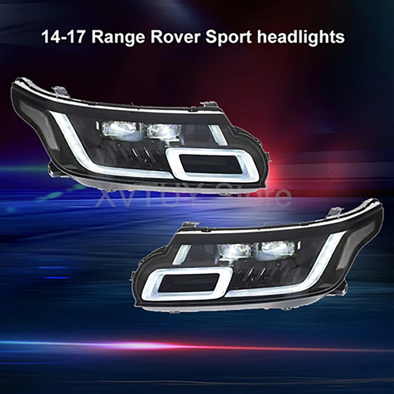 

Headlights For Range Rover Sport 2014-2017 2/4 Eyes LED Land Rover Assembly SUV Front Lamps Turn Signal Light Auto Accessories