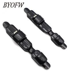BYOFW Adjustable Holder Stainless Steel Plate Fishing Rod Building Reel Seat Impact Resistant Clip Fitted Reliable Replacement