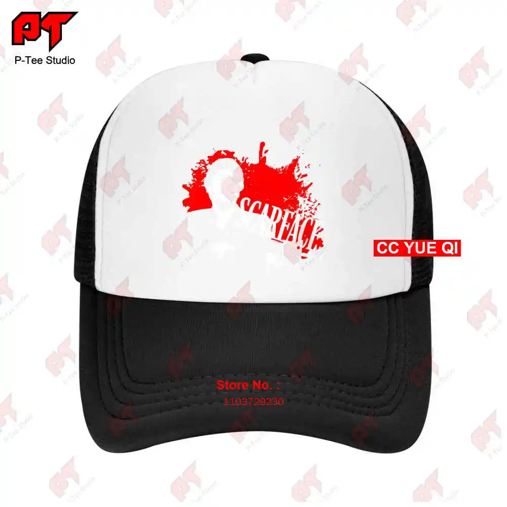 Scarface Tony Montana Blood Splatter Little Friend Pacino Gangster Baseball Caps Truck Cap QHEK