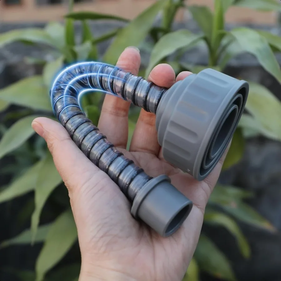 Очиститель сливной линии переменного тока Адаптер для очистки сливной линии конденсата Универсальный адаптер для очистки сливной линии переменного тока, совместимый с большинством ПВХ