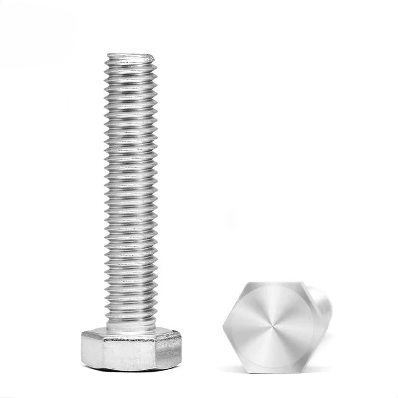 10000  pieces Custom High Quality A2 Hex Bolt DIN 933 Stainless Steel Hexagon Head Bolt