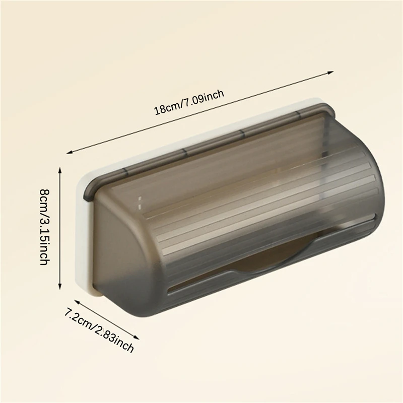Garbage Bag Storage Box Non punching Kitchen Storage Containers Garbage Bags Organizer Kitchen Bathroom Garbage Bag Dispenser