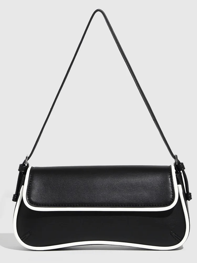 

Новая усовершенствованная женская сумка через плечо контрастного цвета, портативная сумка для мобильного телефона, модная французская сумка для хлеба, женская сумка