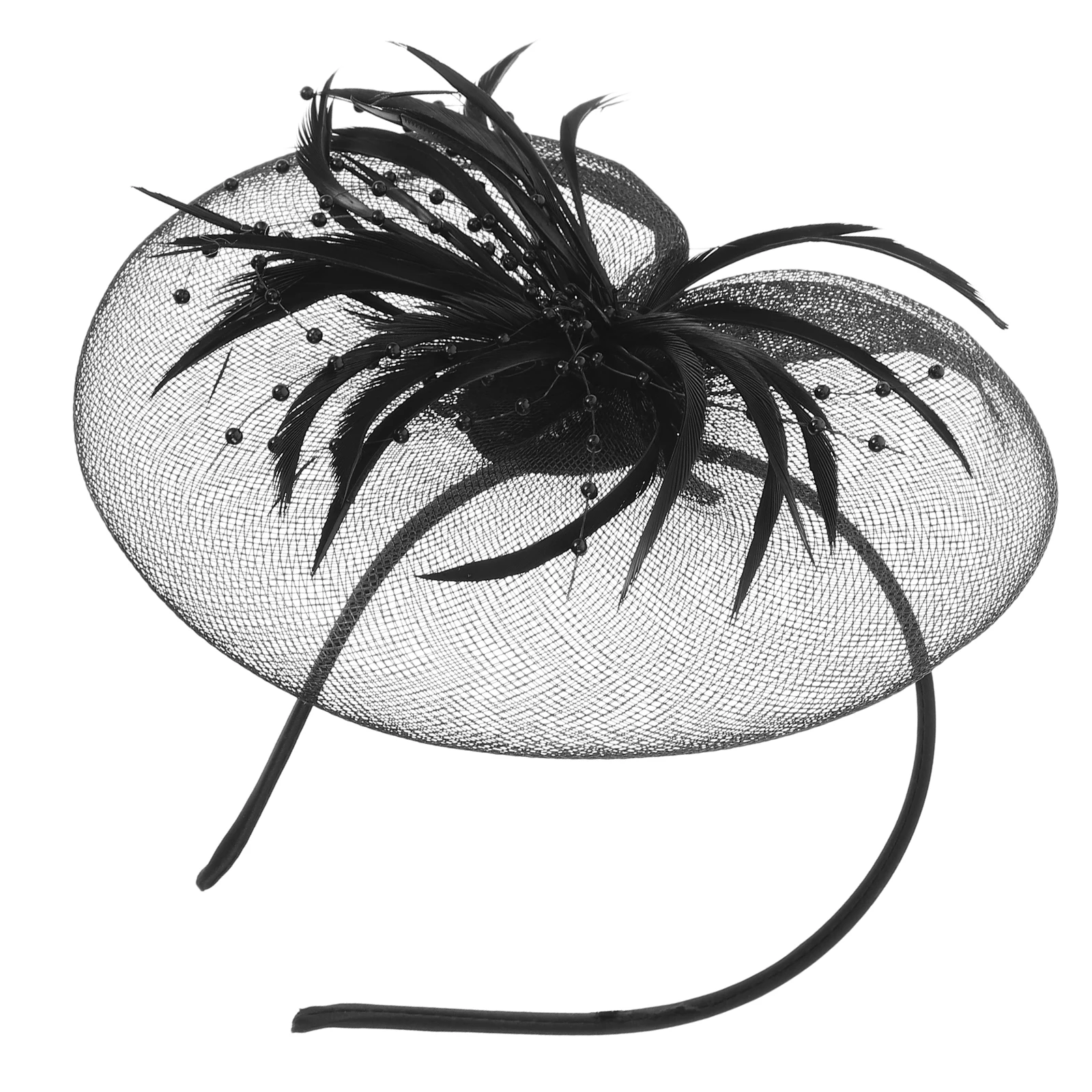 

Decorative Bow Headwear Headband Party Hair Accessories Creative Black Bridesmaid