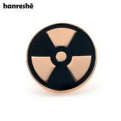 Vendita calda spilla per radiazioni nucleari gioielli medici regalo Color oro per le donne spilla smaltata regalo di natale accessori per ragazze