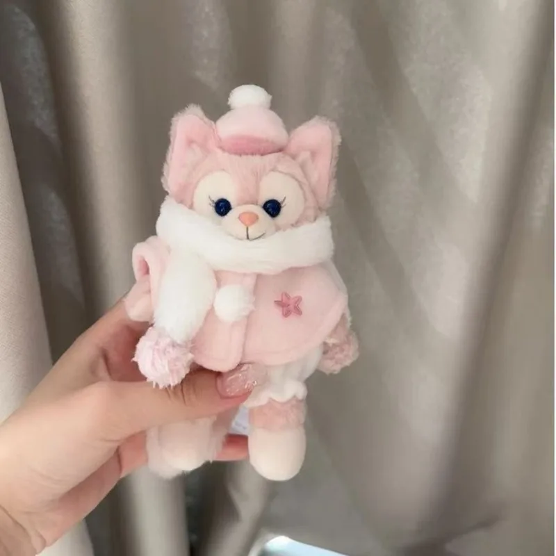 أنيمي ديزني لينا بيل الشتاء يوم منامة حلي معلقة أفخم المفاتيح دمية لطيف دمية حقيبة السحر الفتيات Kawaii الكرتون 2025