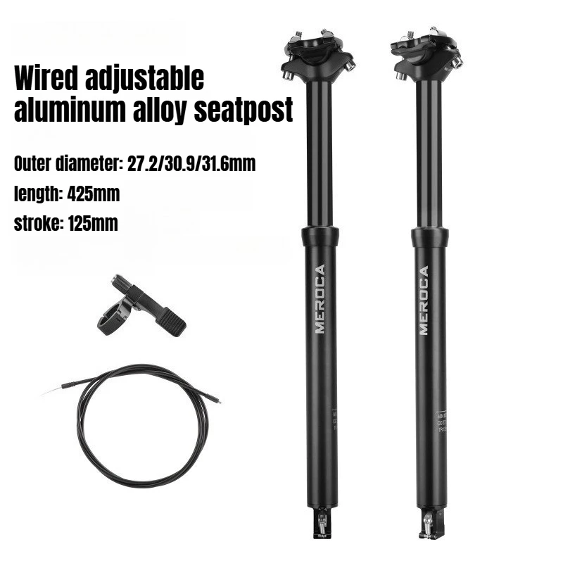 AliExpress NONE Mtb Dropper Seatpost 27.2mm/30.9mm31.6mm Hydraulic Height Adjustable Road Bike Seat Post Mountain Bicycle Seat Tube