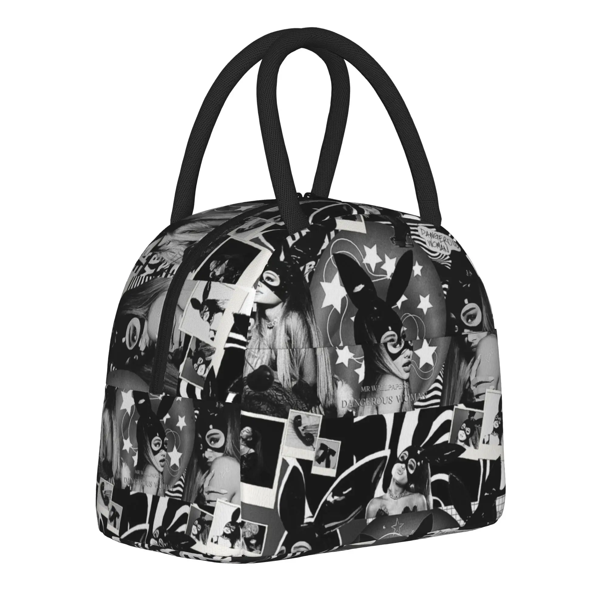 Insulated Lunch Bags Arianas Grandes Pop Music Accessories  Food Box Unique Design Cooler Thermal Lunch Box For Travel