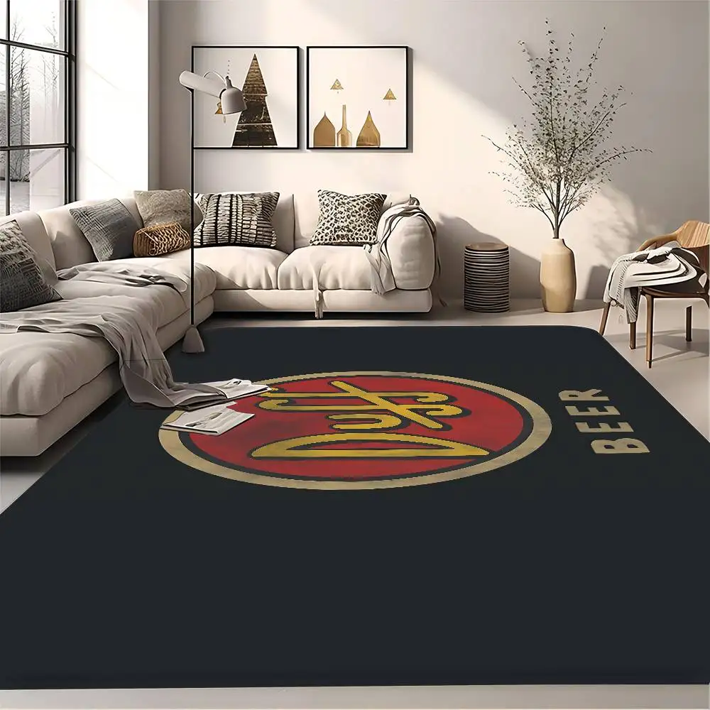 Ft D-Duffs Beer Hallway Carpet Non-Slip Laundry Room Mat Laundry Decor Balcony Child Living Room Bedside Area Rugs
