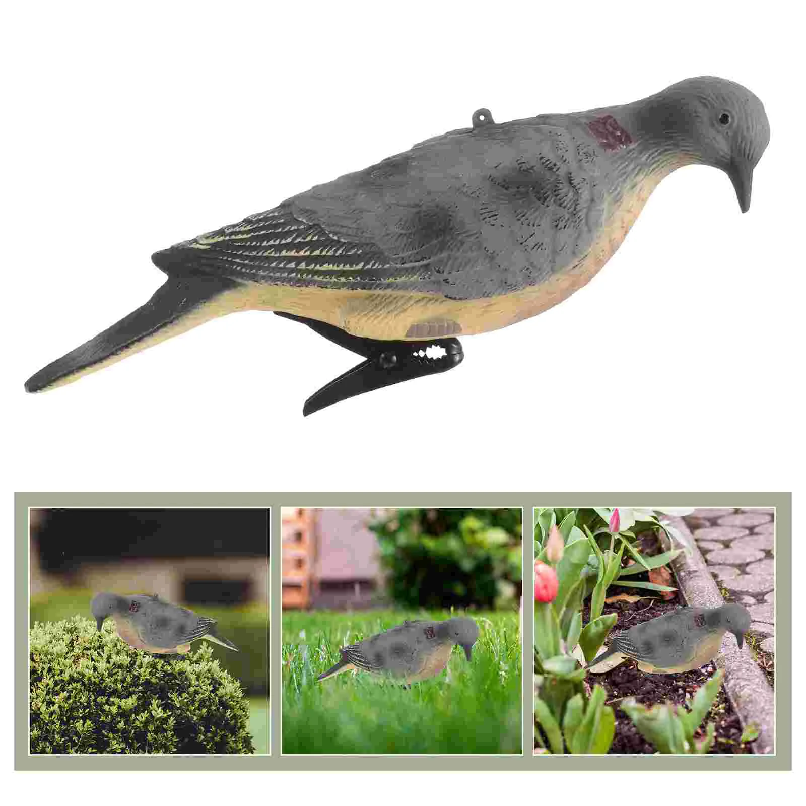 Simulation Animal Model Garden Pigeon Bird Decoration Where Deodorant Modeling Statue Home The Fence Figurines