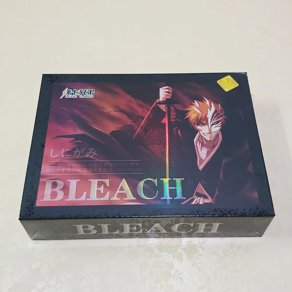 Juego completo de Cartas coleccionables de Bleach, colección Original de personajes de Anime, caja de Cartas de juegos, regalo de cumpleaños para