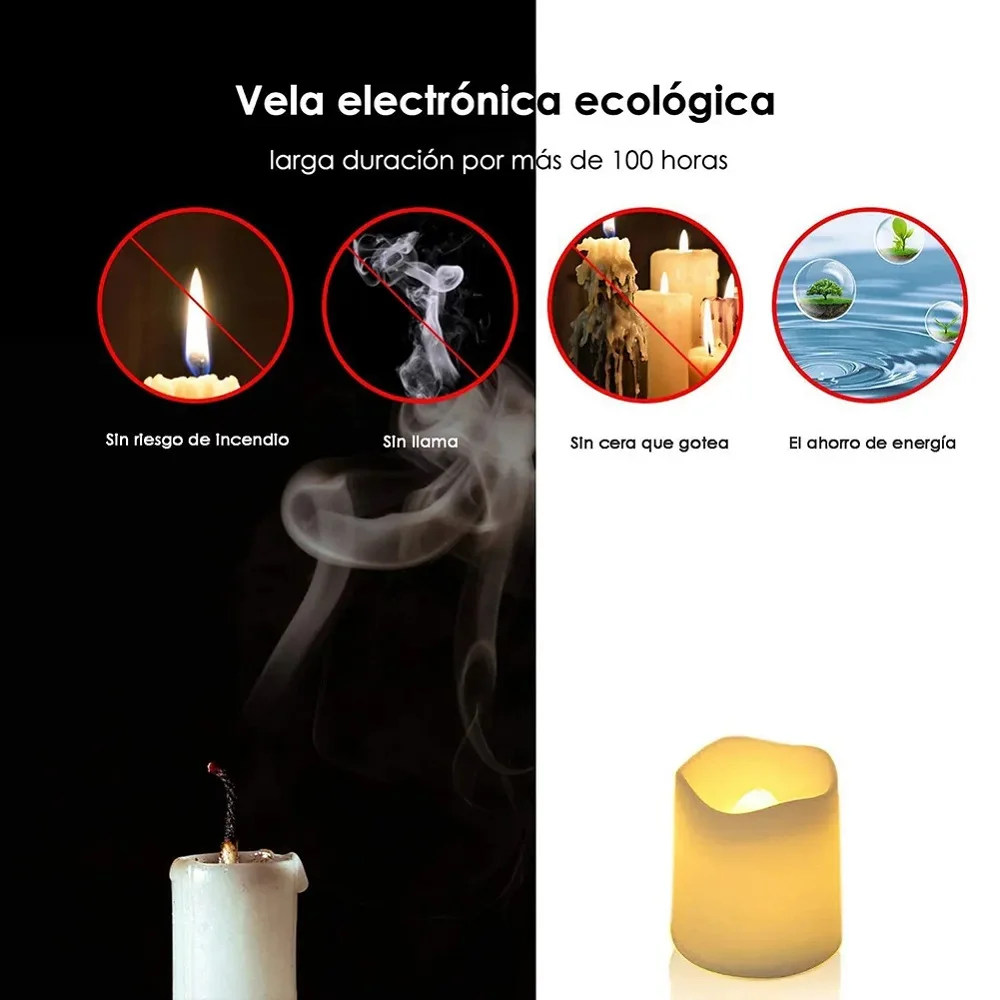 24 szt. Bezpłomieniowa świeca Led do domu świąteczne dekoracje ślubne w kształcie serca elektroniczne świece tealight zasilane bateryjnie