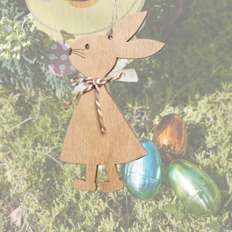 

Y4QA Wooden Pendant for Kids&Adults Accessories Supplies Decorative Craft