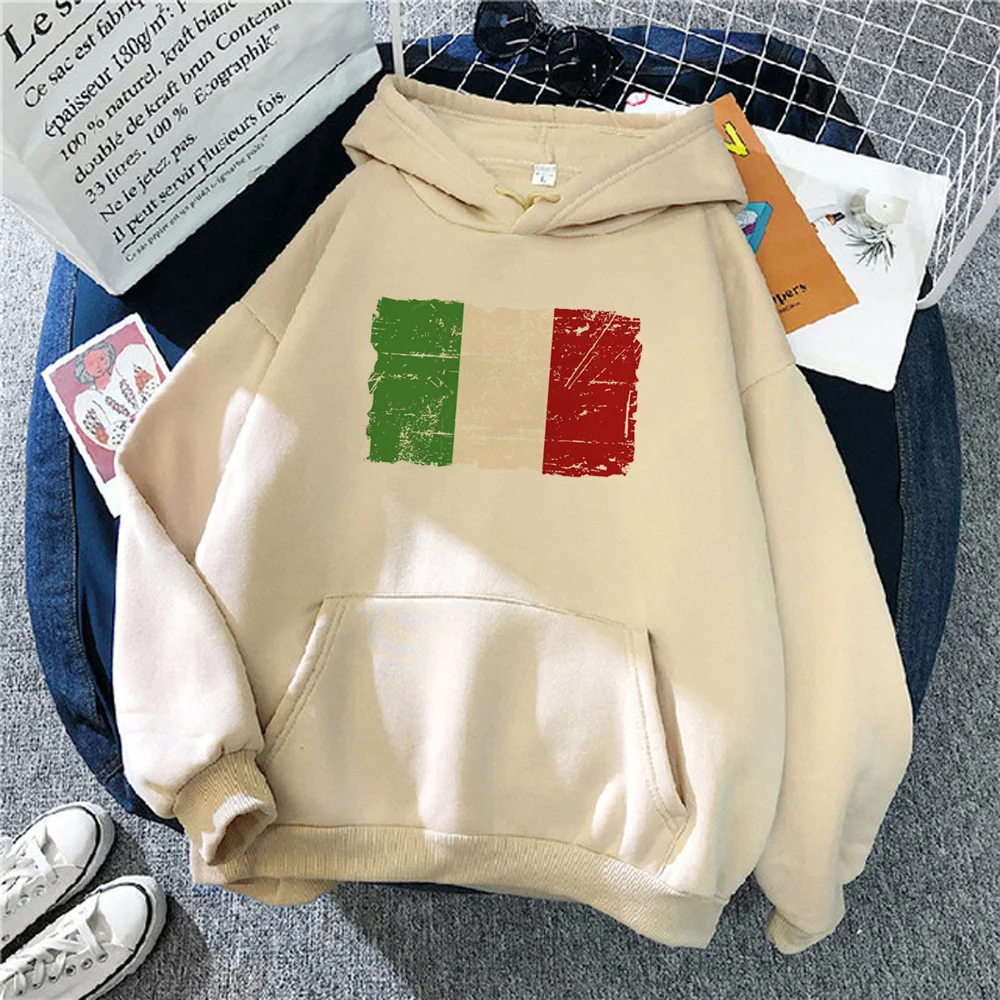 

Italy hoodies women japanese Korean style funny 90s sweater Pullover women 90s Hooded Shirt