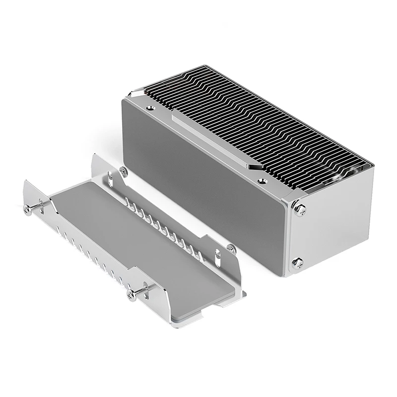 

M. 2 2280 SSD Heat Sink SSD Radiator Double Copper Pipe Solid State Drive Radiator with Thermal Silicone Pad SSD Cooler Gasket