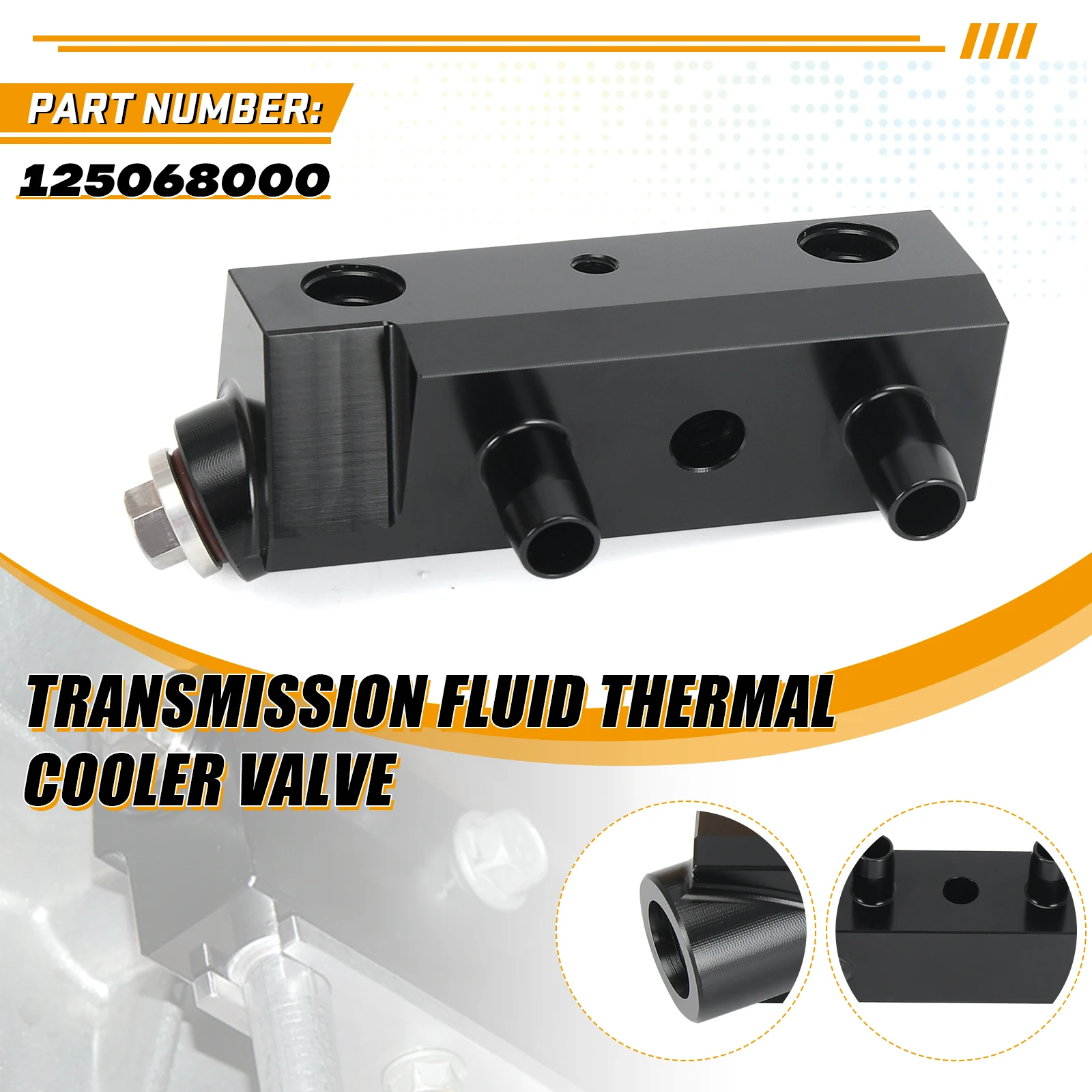 Car Trans Fluid Therm Bypass for Chevy for GMC 1500 Automatic Transmission Fluid Thermal Cooler Valve