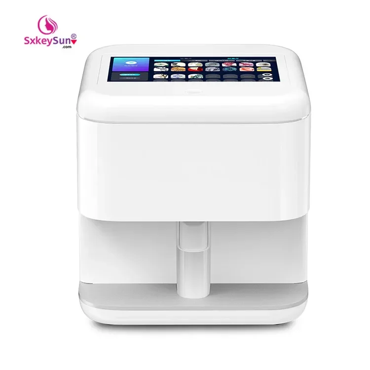 small wifi digital mobile smart 3d finger nail art pro paint printer of 02 nails polish strips printer v6.1 nail sticker printer