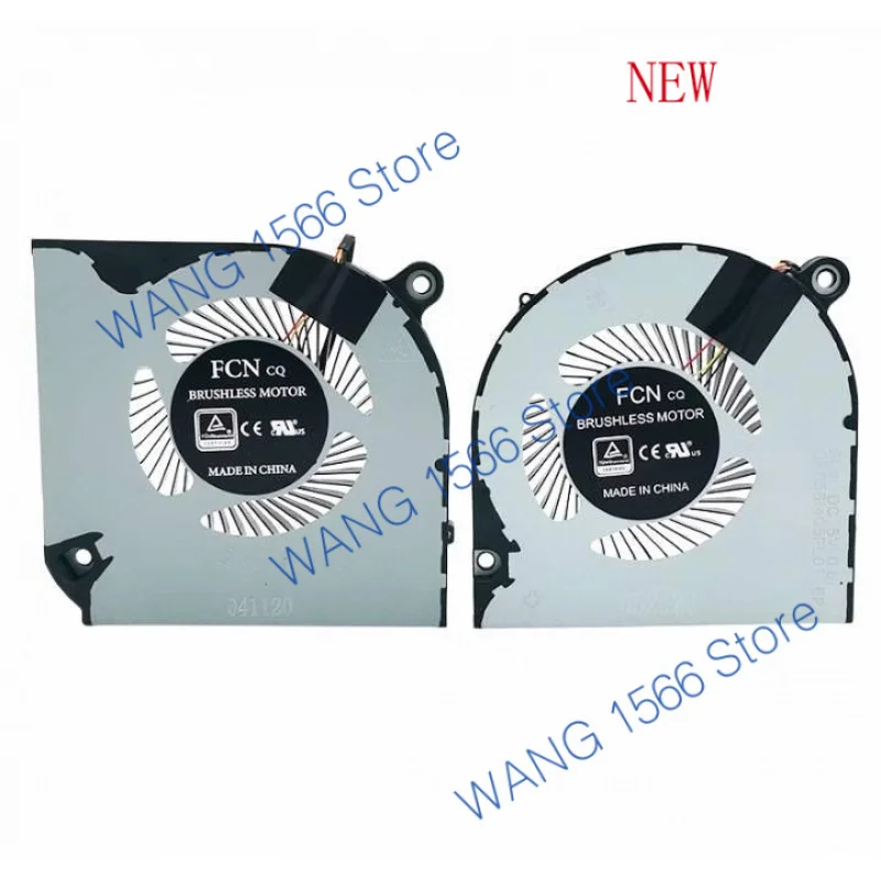 Ventilador de refrigeración ZJ para CPU de ordenador portátil GPU para ACER Nitro 5 AN515-54 AN517-51 / Nitro 7 AN715-51 A715-74G A715-42G A715-75G