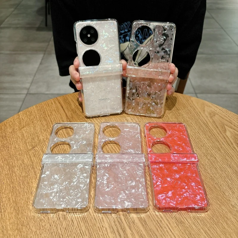 

Phone for Huawei P50 Pocket2 Shell Pattern Phone Case for Huawei P50 Pocket2