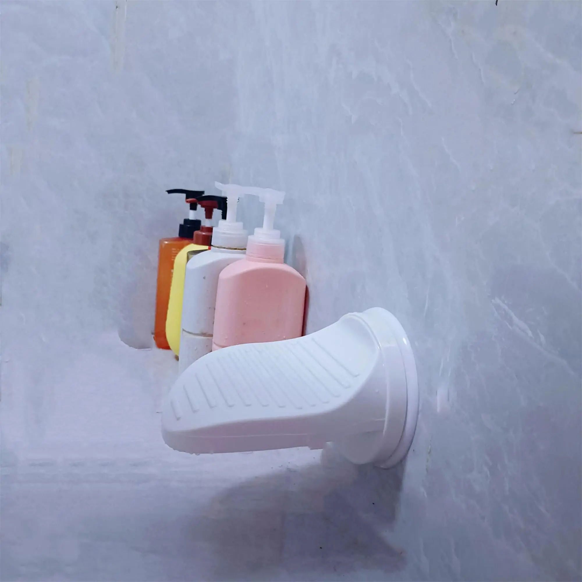 

Anti-Slip Bathroom Shower Foot Pedal with Suction Cups, Wall Mounted Water-Saving Design for Household Safety