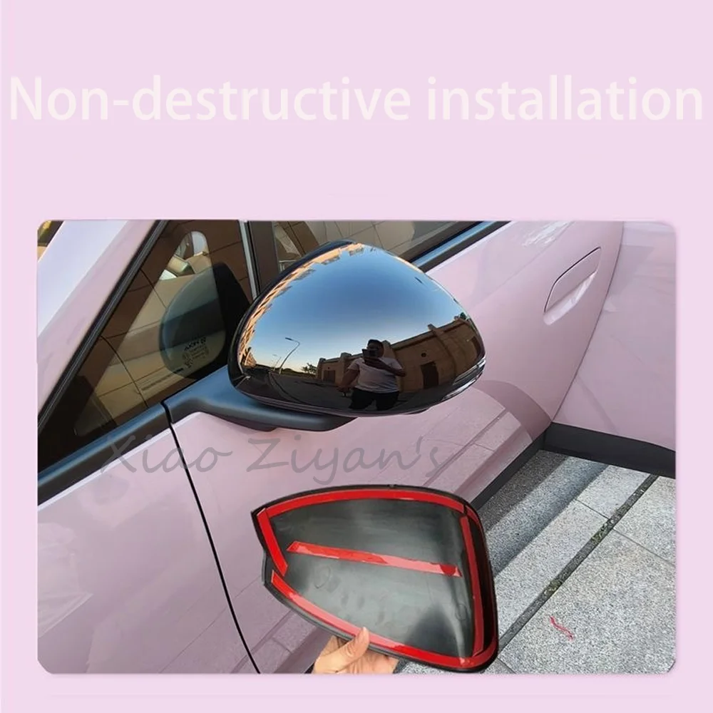 ل GAC Aion UT AY2 2025 ~ 2027 2026 سيارة مرآة الرؤية الخلفية غطاء وقائي مقابض الأبواب الخارجية وعاء الباب يغطي تعديل الملحقات #6
