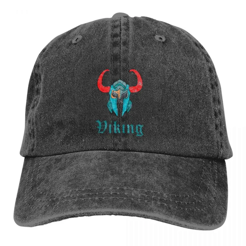 Viking Warrior Helmet Baseball Caps Peaked Cap Sun Shade Hats for Men