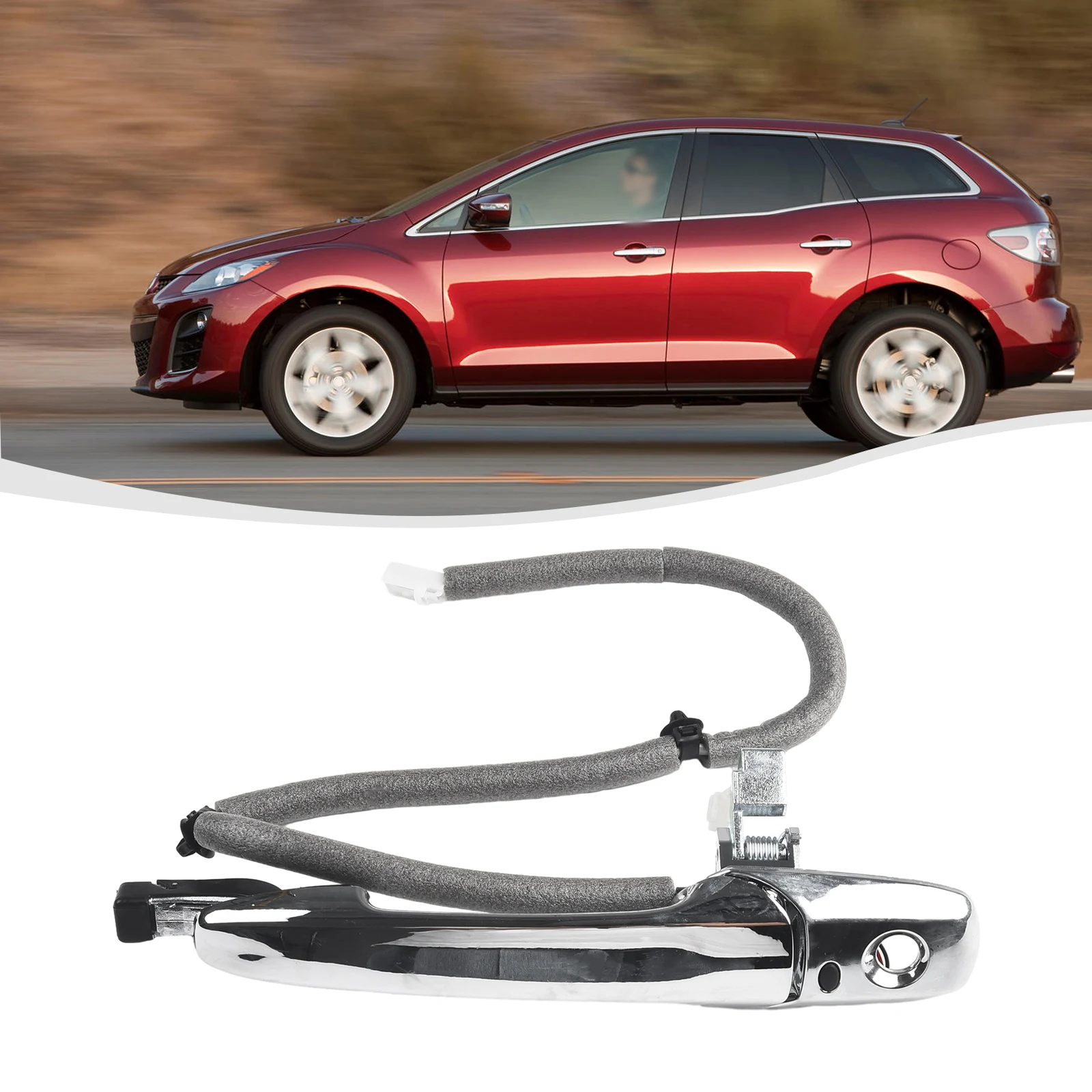 

Замена умной дверной ручки для моделей Mazda 6 CX7 CX9 RX8 2004 2012, передняя левая EG2459410B LT1359410, протестированные компоненты