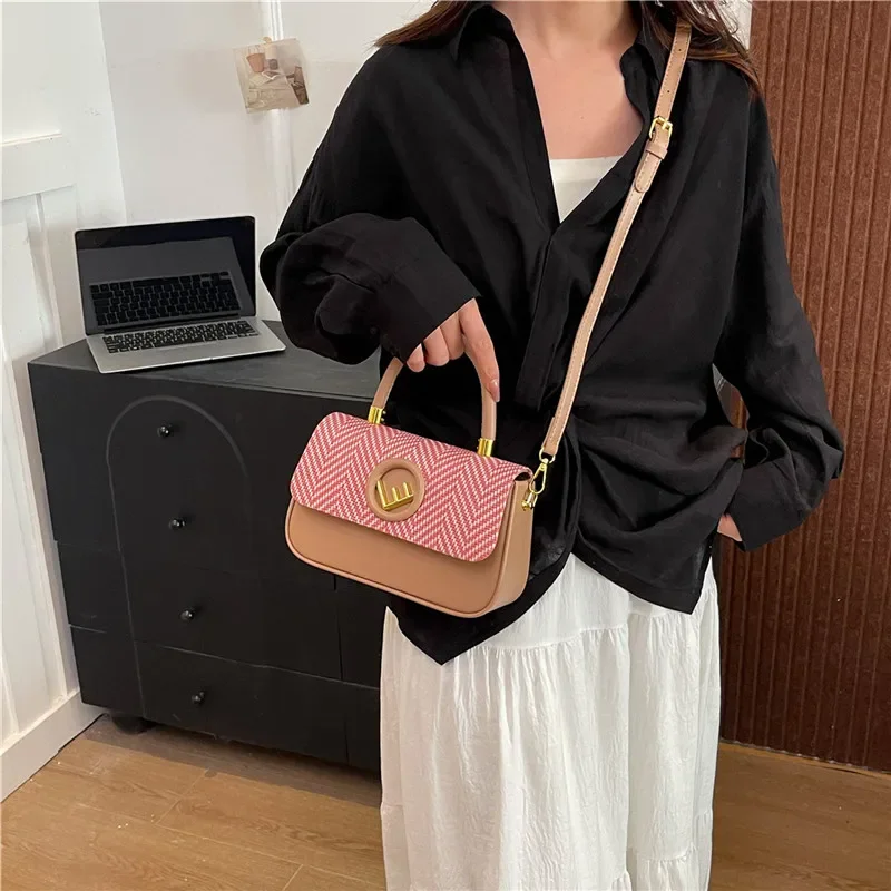 

Women Elegant High End Leather Tote Bag Luxury Shoulder Handbag Daily Fashion Crossbody Look