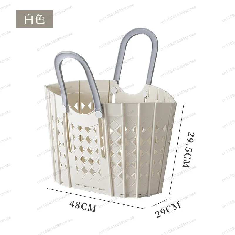 

Foldable Wall Hanging Bathroom Storage Basket, Breathable Dirty Clothes Organizer Suitable for Elderly