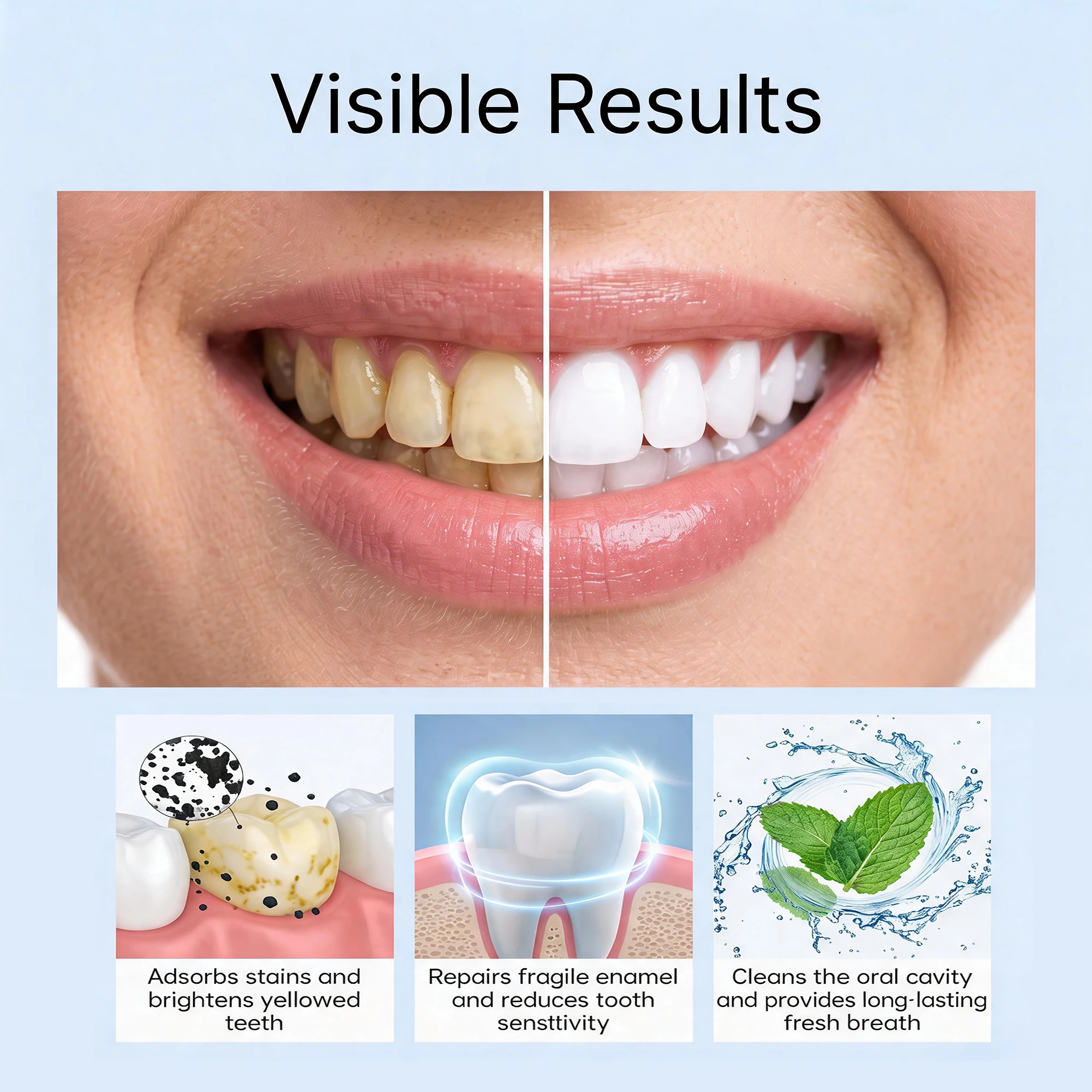 Dentifrice à la niacinamide, m - Teeth Whitening Foam Toothpaste avis et prix
