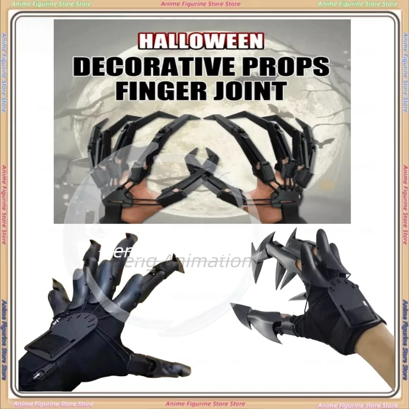 

Новый черный дракон, когти, шарниры, гибкие игрушки, Хэллоуин, ролевые игры, призрак, реквизит для рук, подарки, подвижные