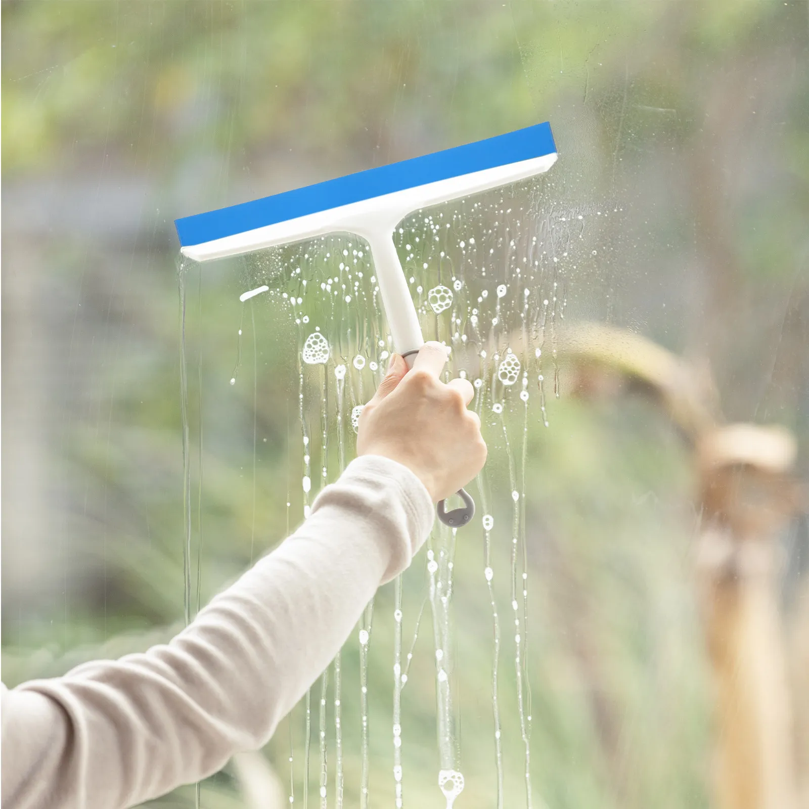 Silicone Car Glass Scraper Replacement Strip for Windshield Window Cleaning Efficient Water Removal Frost Wiper Scraper Squeegee