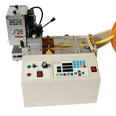 

Automatic computer cold tape cutting machine ribbon elastic tape trademark zipper