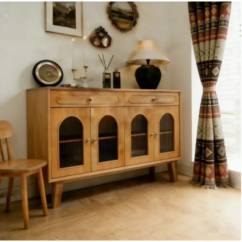 American Country Chenille Jacquard Finished Curtains for Living Room & Bedroom,Stripes Blackout & Breathable Drapes