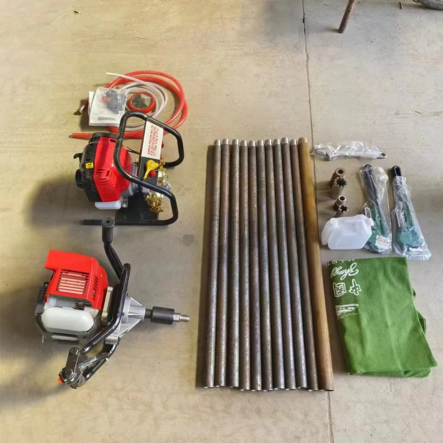 

Оптовая продажа с фабрики, небольшой портативный 20-метровый роторный алмазный образец буровой установки, геотехнический доследователь почвы, шахтный двигатель