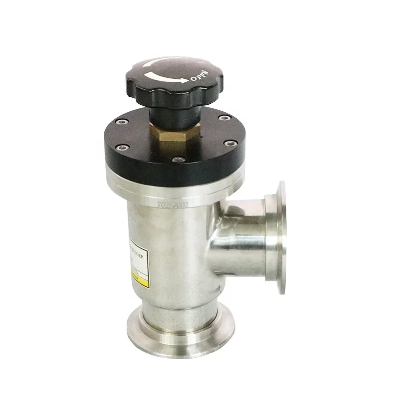 Vacuum KF16 KF25 KF40 KF50 Stainless Steel Manual Angle KF ISO Isolation Poppet Valves