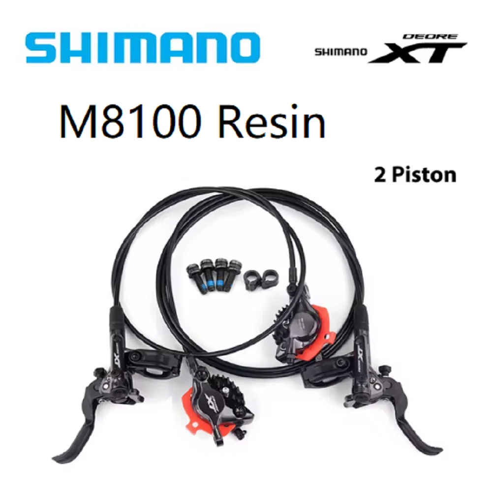 SHIMANO M8100 Resin Brake Mountain Bike Metal Heat Dissipation Left & Right