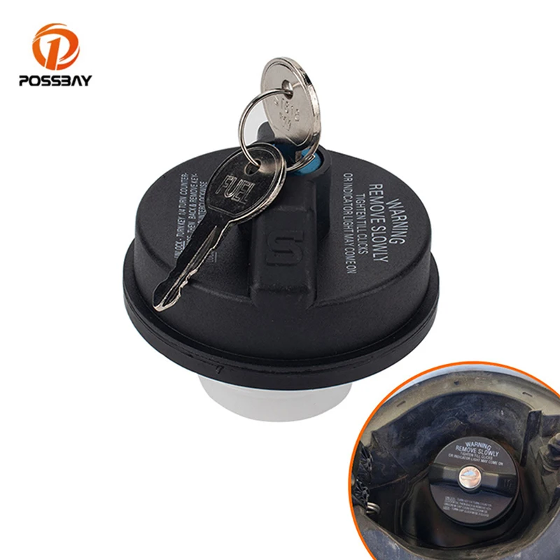 Tapa de llenado de combustible para coche con llaves, cubierta de tanque negra 10504 para Toyota RAV4 1999 2000 2001 2002 2003 2004 2005 2006 2007 2008-2016