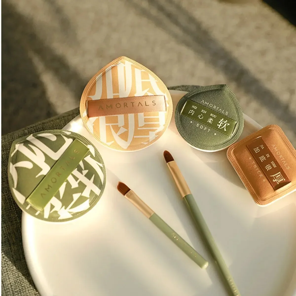 100 Cotton Candy Powder Puff Foundation Liquid Air Cushion Special Makeup Dry and Wet Dual-use Super Soft Do Not Eat Powder