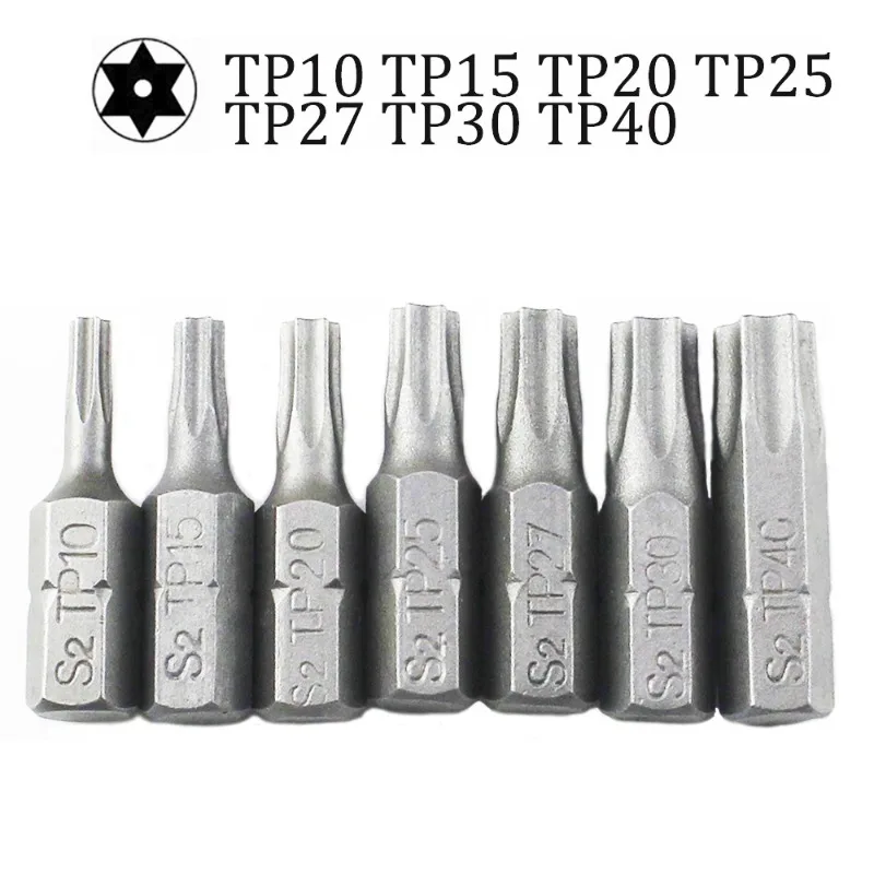 10 Pcs Torx Screwdriver Bit Set 1/4 Hex Shank Star T8 T10 T15 T20 T25 T30 T35 T40 Screw Driver Bits for Home Hand Tools