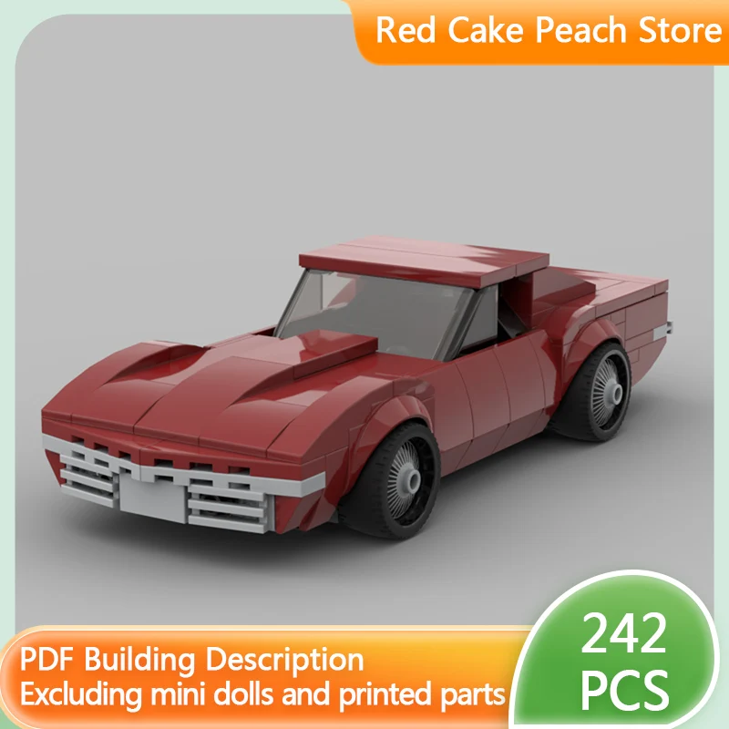 

Speed Racing Car Model MOC Building Bricks C3 American Sports Car Modular Technology Children Holiday Gifts Assemble Toys Suit