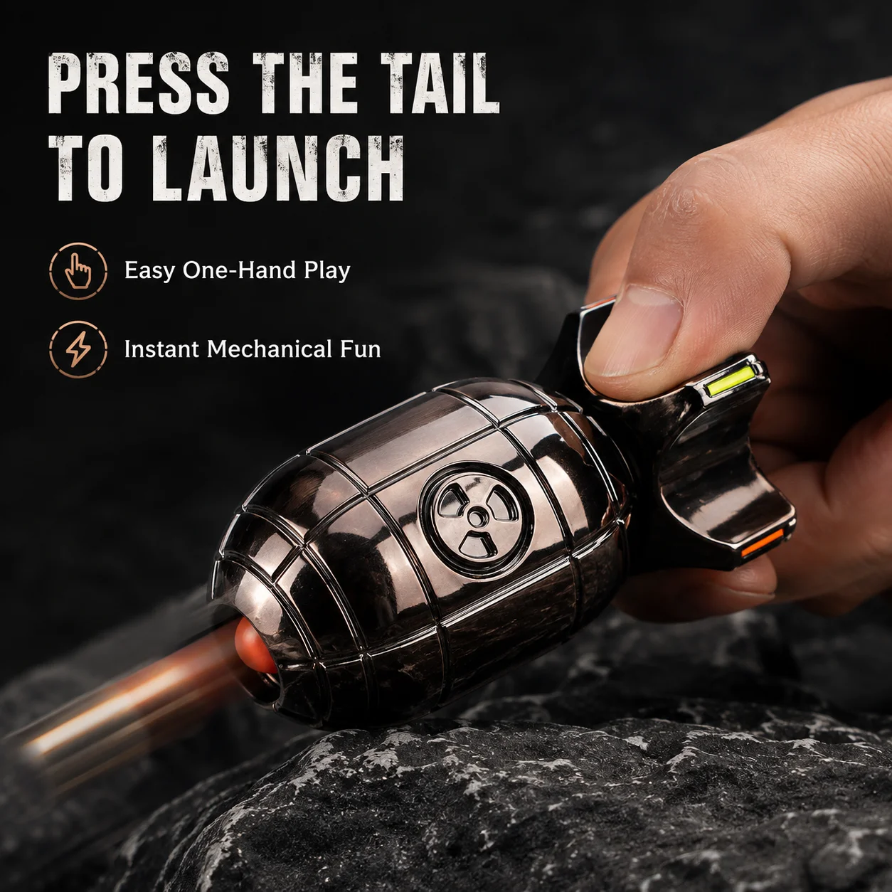 Mini Alloy EDC Fidget Spinner Toy, Rotating Fingertip Gyro Roller Stress Relief Decompression Desk Gadget
