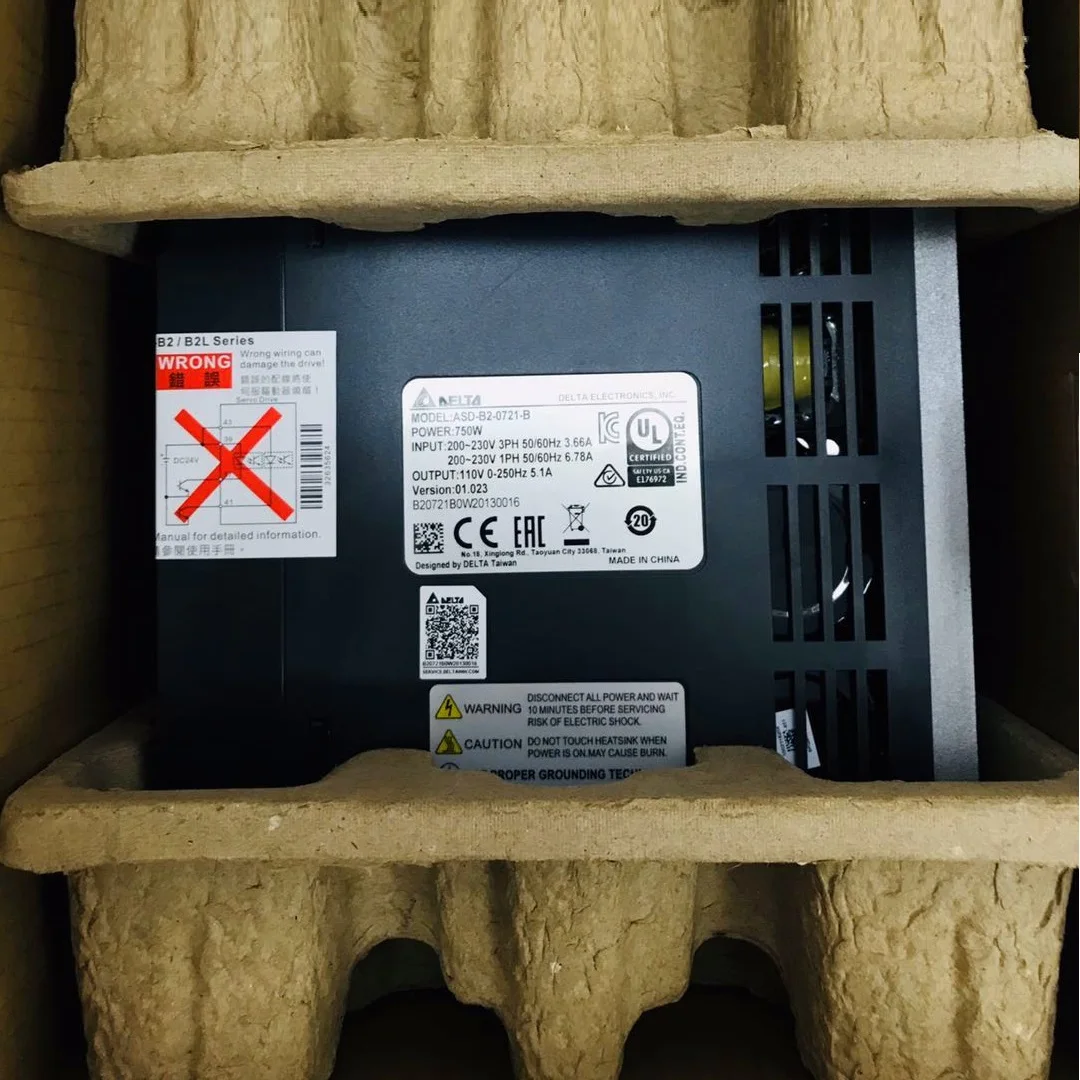 Controlador de servomotor de CA ASDA-B2 ASD-B2-0721-B Servoaccionamiento Delta