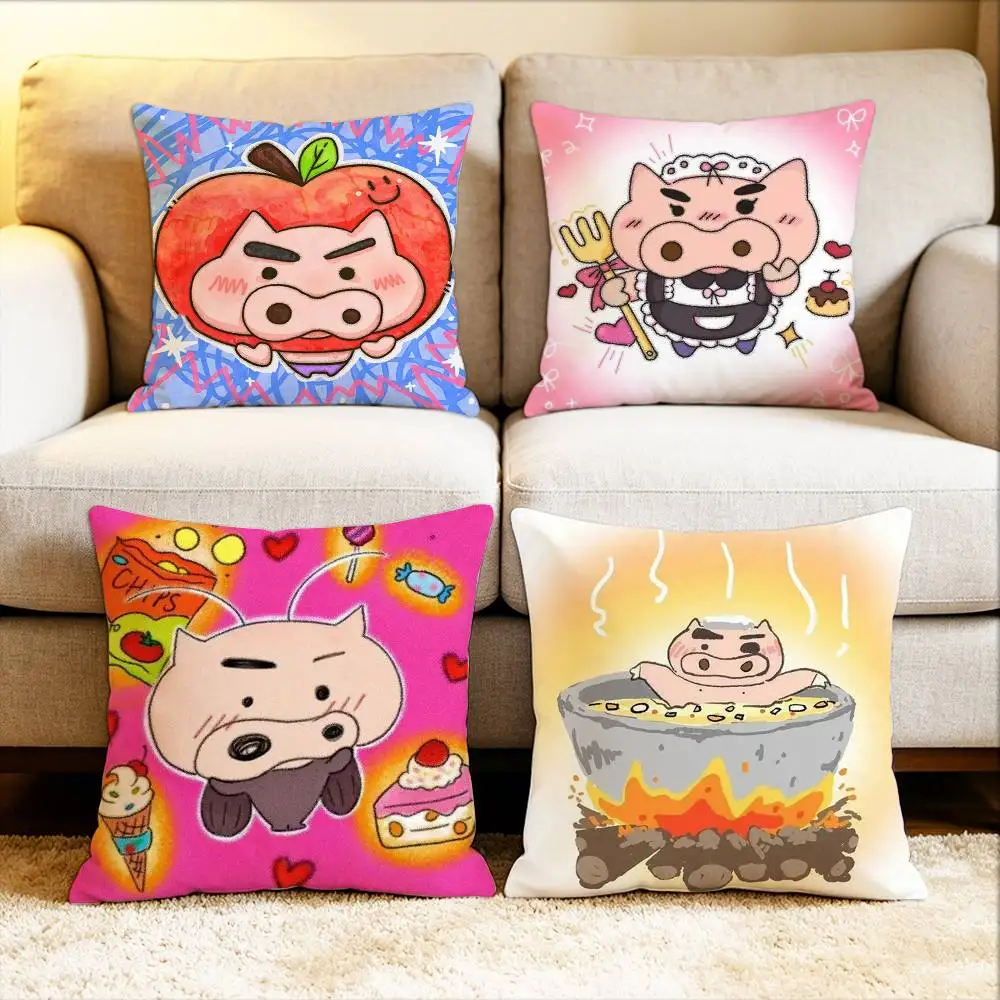 

B-BURIBURI Z-ZAEMON Various Sizes Square Pillow Case For Car Home Bedchamber Decor