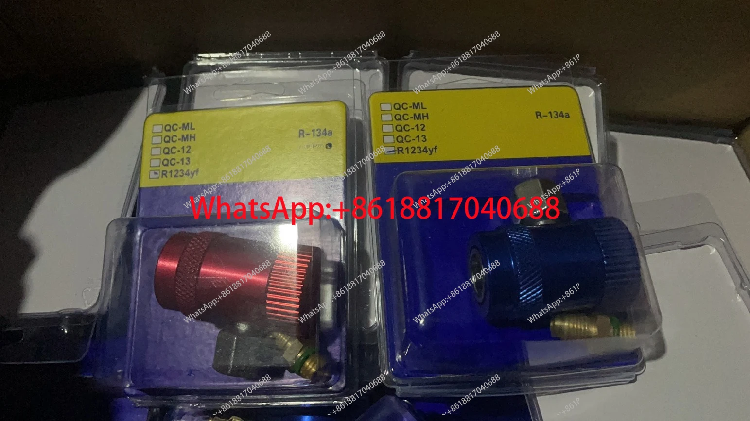 R1234YF adjustable quick connector fluorine refrigerant quick connector