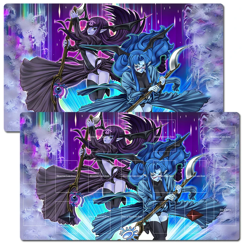 

YuGiOh Fortune Lady TCG CCG Коврик для коллекционных карточных игр Настольный игровой коврик для игр Коврик для мыши Коврик для мыши 60x35 см Бесплатная сумка