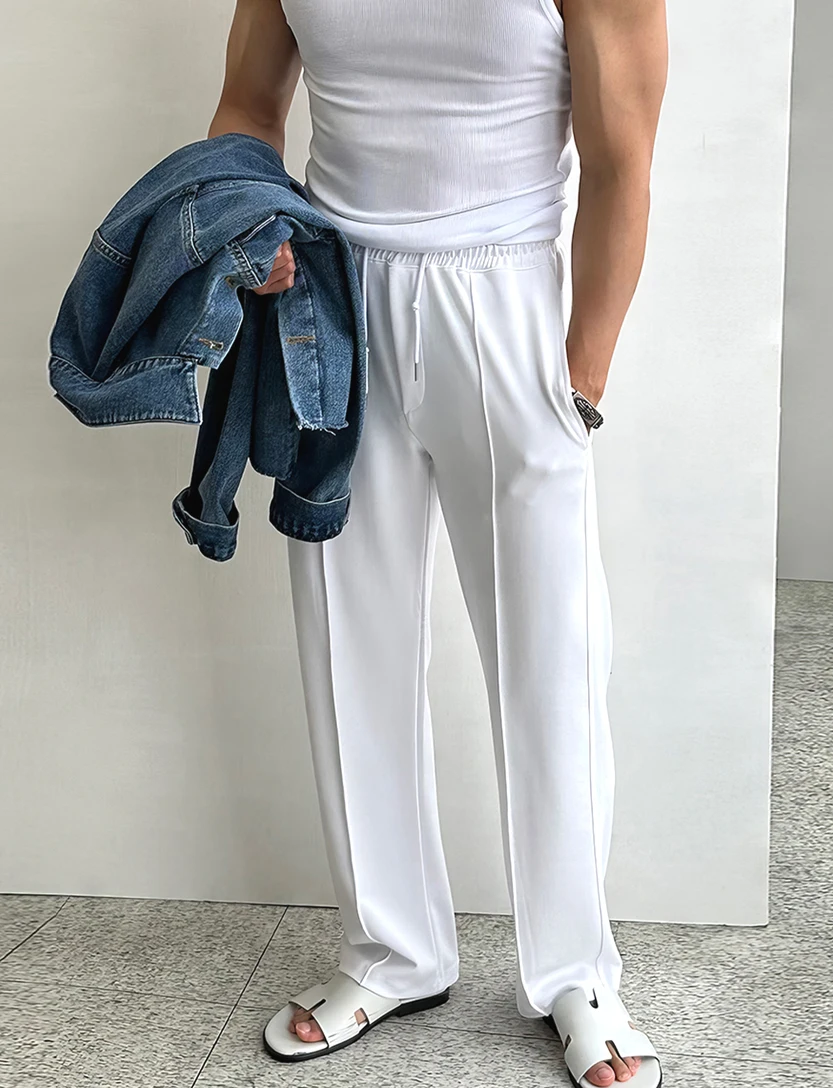 

American Sle Loose Fit Color Casual Pants Muscle Men's Long Fitn Training Sports Sweatpants Youth Vitali Sle