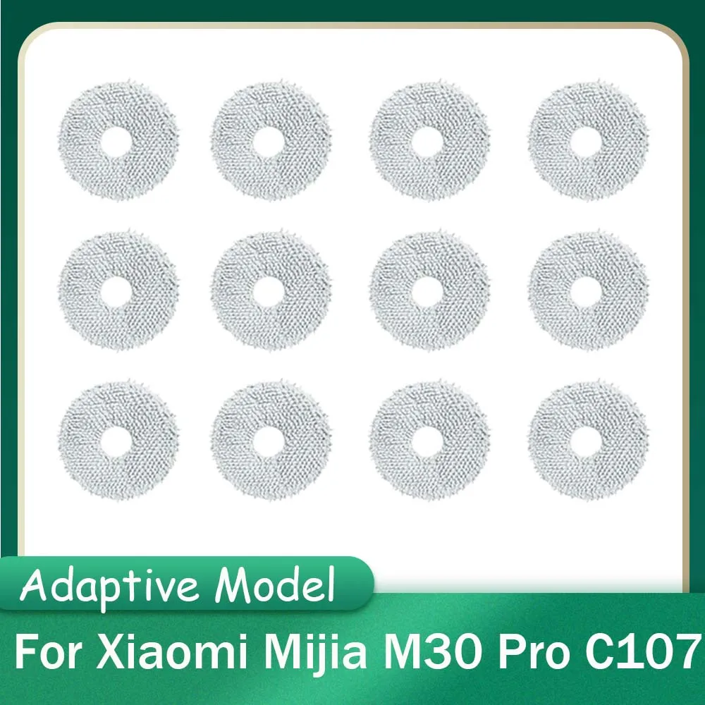 Mop Cloths For Xiaomi Mijia M30S/M30 Pro/C107/D103 Vacuum Cleaner Replacement Rag Spare Parts Accessories Mop Pads Consumables