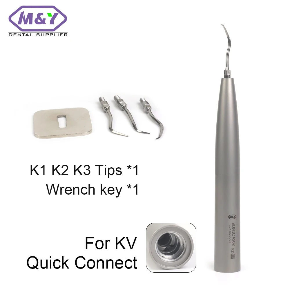 

Dental Titanium Material Air Scaler with 3tips K1 K2 K3 For KV Coupling Teeth Cleaning Handpiece Tooth Whitening Tools