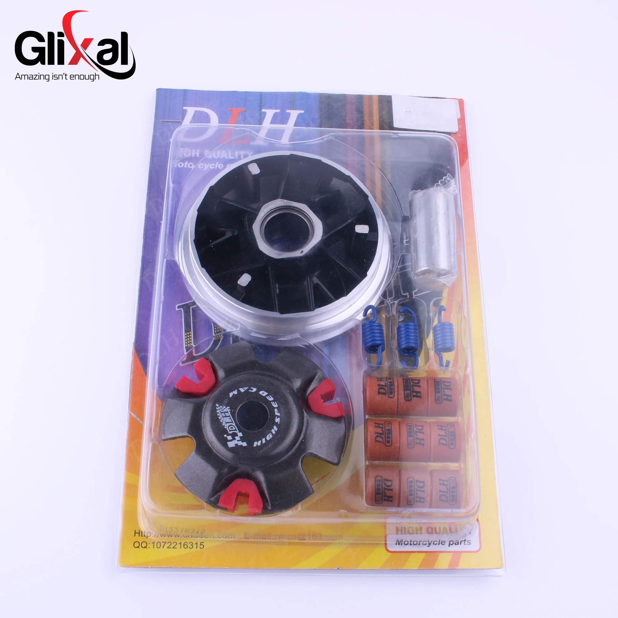 DLH High Performance Racing Variator Kit with 20x15mm Roller Weights for 158QMJ Stels Tactic 150, Keeway ARN 125 150 Scooter - view 6
